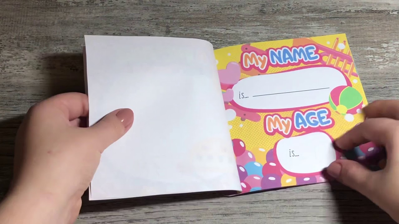 All About Me Printable Mini-Book