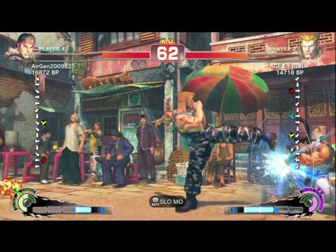 Air [Ryu] vs ACE・EIRIN [Guile] SSF4 Japanese Online Ranked Matches - TRUE-HD