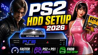 PS2 HDD Setup Guide (2026) | PS1 + PS2 Games (FHDB + POPStarter)