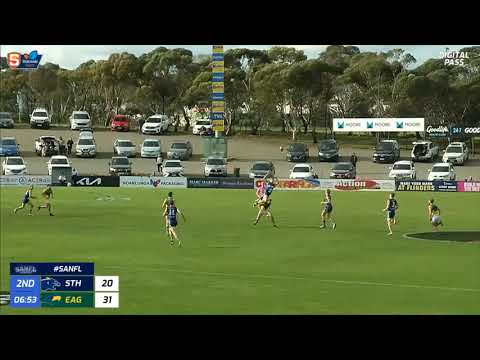 Round 13 SANFL Snapshot - South's Joe Haines takes a hanger