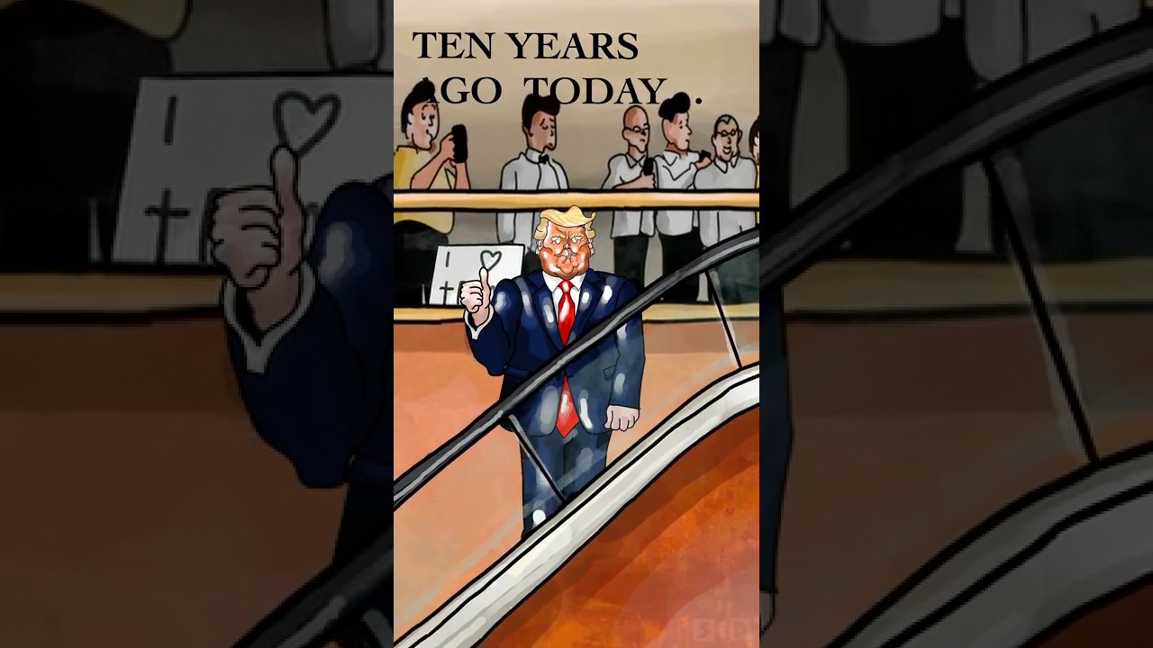 Trump And His Big Hands #2024elections #politicalcartoons 