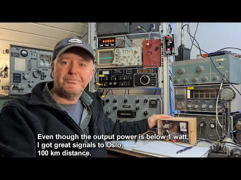 HOMEBREW QRP TUBE CW TRANSMITTER FOR 80 METER