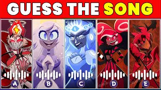 Guess The Hazbin Hotel Character By Song Challenge! | Alastor, Lucifer, Angel Dust, Emily, Sera, Vox