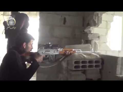 استهداف قوات النظام من قبل لواء الحبيب المصطفى على جبهة المليحة في ريف دمشق