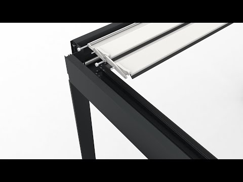 Bioclimatic Pergola 3d Montaj Animasyonu HEXA