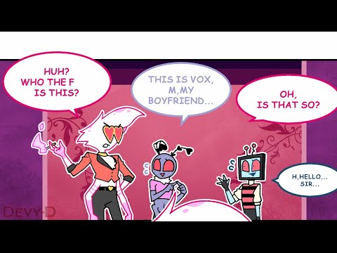 Angel Dust and Valentino Swap Roles!? (Hazbin Hotel Comic-Dub)