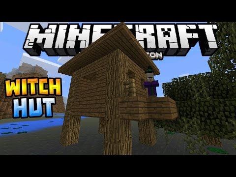 FuzionDroid - WITCH HUTS in MCPE!!! - 0.14.0 Witch Hut Structures - Minecraft PE (Pocket Edition)