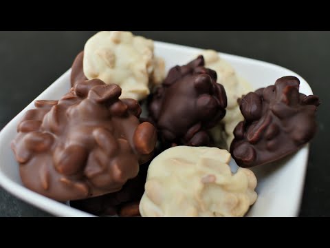 2 Zutaten! So genial! Schokolade Snack Erdnussberge! Schnelle Und Einfache Dessert! #48