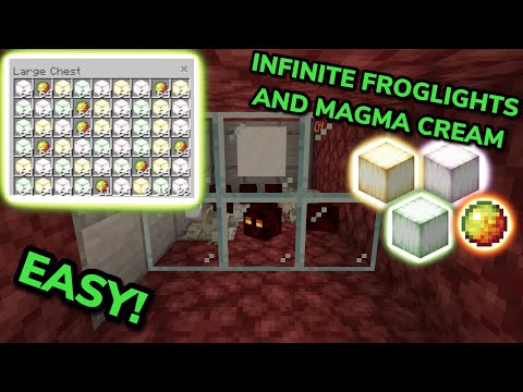 SIMPLE 1.21 AUTOMATIC FROGLIGHT FARM TUTORIAL in Minecraft Bedrock (MCPE/Xbox/PS4/Switch/PC)