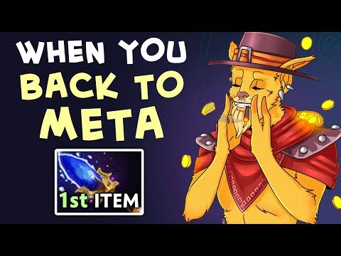 1st ITEM Aghanim's Scepter — Bounty Hunter BACK TO META in 7.25