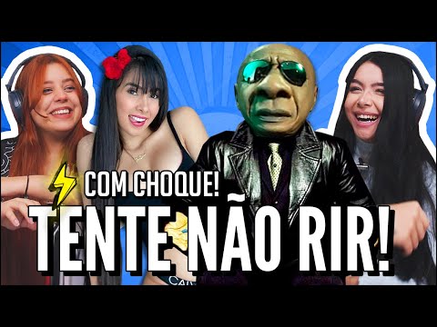 JOVENS REAGEM A DESAFIO SE RIR LEVA CHOQUE - TENTE NÃO RIR #73 - OS SH1TPOSTS VOLTARAM