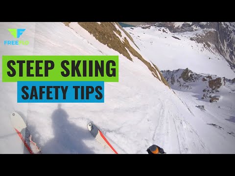 5 TIPS To Improve Your Safety whilst STEEP SKIING | Mickeys Ears Couloir Tignes