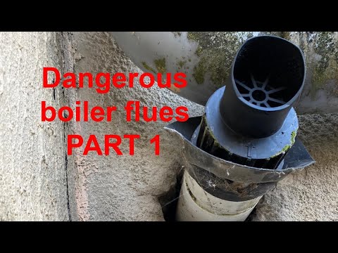Gas boiler flues CORRECT INSTALLATION OF BOILER FLUES PART1, how boiler flues are installed.