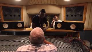 Beenie Man, Lt Stitchie & Josey Wales at King Jammy's studio Jamaica