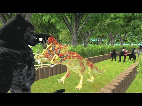 GHIDORAH SKULL ISLAND DEATH RUN - Animal Revolt Battle Simulator