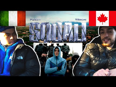 CANADIANS REACT TO ITALIAN DRILL - Fuzzy Drug - SQUALI (Prod. Timon)