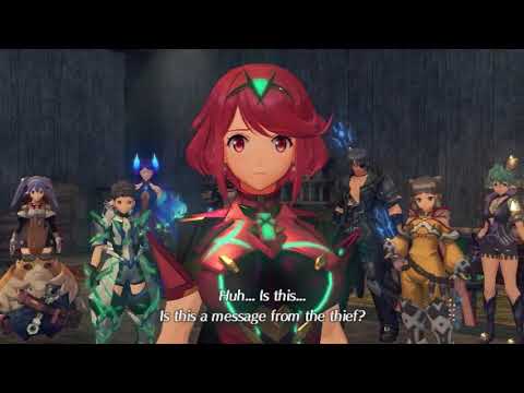 Xenoblade Chronicles 2 Blade Quest Cutscene 28 - The Food Thief (Master Driver Rex) (Boreas)