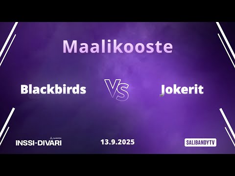 Maalikooste: Blackbirds - Jokerit (Inssi-Divari N)