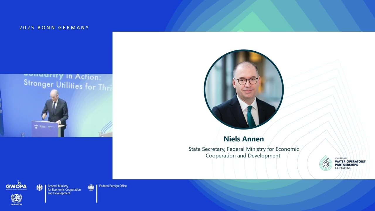 High level launch of the Urban Water Catalyst Initiative Foundation | 6th Global WOPs Congress