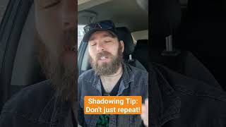 #shadowing tip for #americanenglishpronunciation