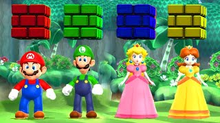 Mario Party 9 MiniGames - Peach Vs Daisy Vs Luigi Vs Mario (Master Difficulty)