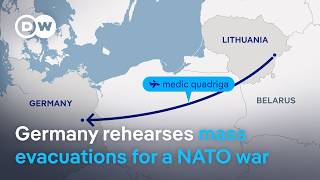 Germany tests readiness to evacuate wounded NATO soldiers | DW News