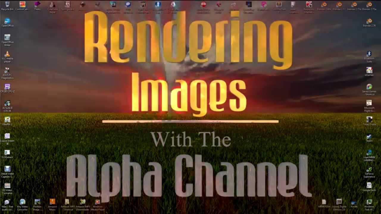 Blender - Rendering Images With Alpha Transparency