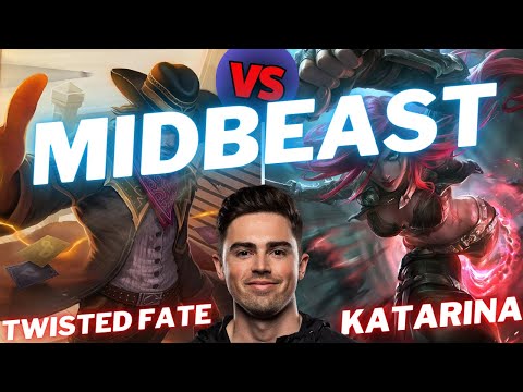 MIDBEAST | TWISTED FATE VS KATARINA | MID GAMEPLAY | Patch 15.22 / Season 15 | #LeagueofLegends