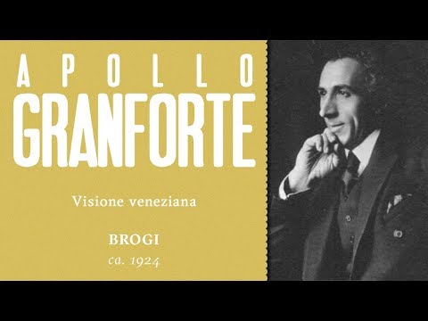 Apollo Granforte - Visione veneziana [Brogi] - 1924