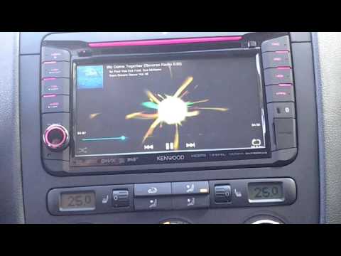 Kenwood Mirrorlink auf dem Kenwood Dnx525Dab per Mhl/Hdmi Kabel Kca-Mh100, Samsung Galaxy Note 4