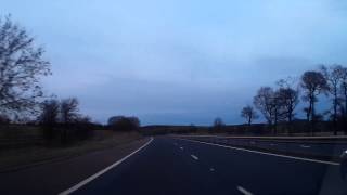 Afternoon Drive From Forth Road Bridge To Perth Perthshire Scotland