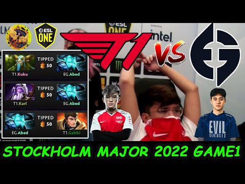 Evil Geniuses vs T1 | Abed Storm Spirit vs Gabbi DK - Stockholm Major 2022 Dota 2 Group Stage Game1