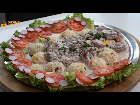 Medaljoni u umaku sa šampinjonima svinjski file ili lungić - Sašina kuhinja