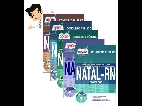 Apostilas do Concurso Prefeitura de Natal 2016 - Diversos Cargos