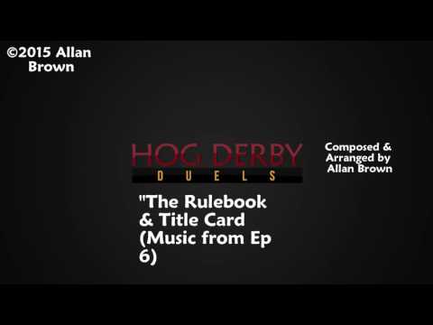 Hog Derby: The Rulebook & Title Card