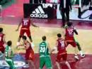 Lottomatica Virtus Roma-Air Avellino gara3 semifinale - Erazem Lorbek, Assist David Hawkins