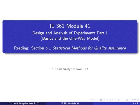 Statistical Process Improvement Module 41
