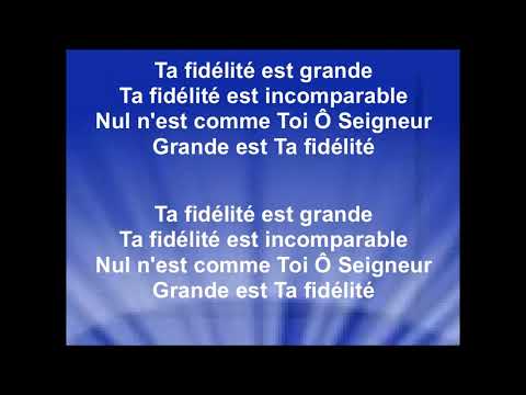 TA FIDÉLITÉ EST GRANDE - Nikita & Eden - ''Tout est possible avec Jésus TV''