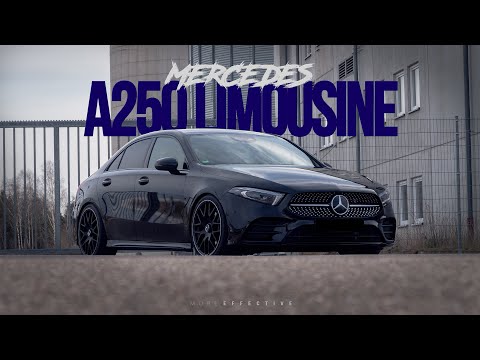 MERCEDES A Class Sedan with H&R // A250 Limousine // A Klasse | AMG Line | moreEffective