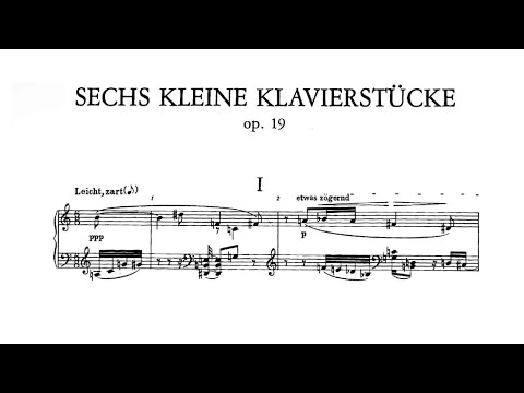 Schoenberg: Six Little Piano Pieces, Op. 19 (Jean Louis Steuerman)