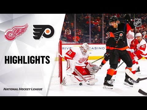 NHL Highlights | Red Wings @ Flyers 11/29/19