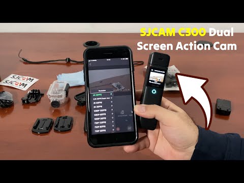 SJCAM C300 Dual Touchscreen 4K Action Camera Tested 🟡 Gadgetify