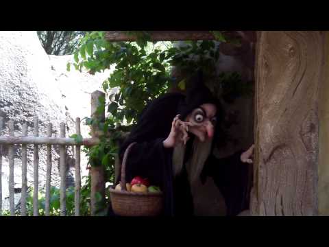 Seven Dwarfs Mine Train Ride - Old Hag/Wicked Queen Cameo - New Fantasyland at the Magic Kingdom
