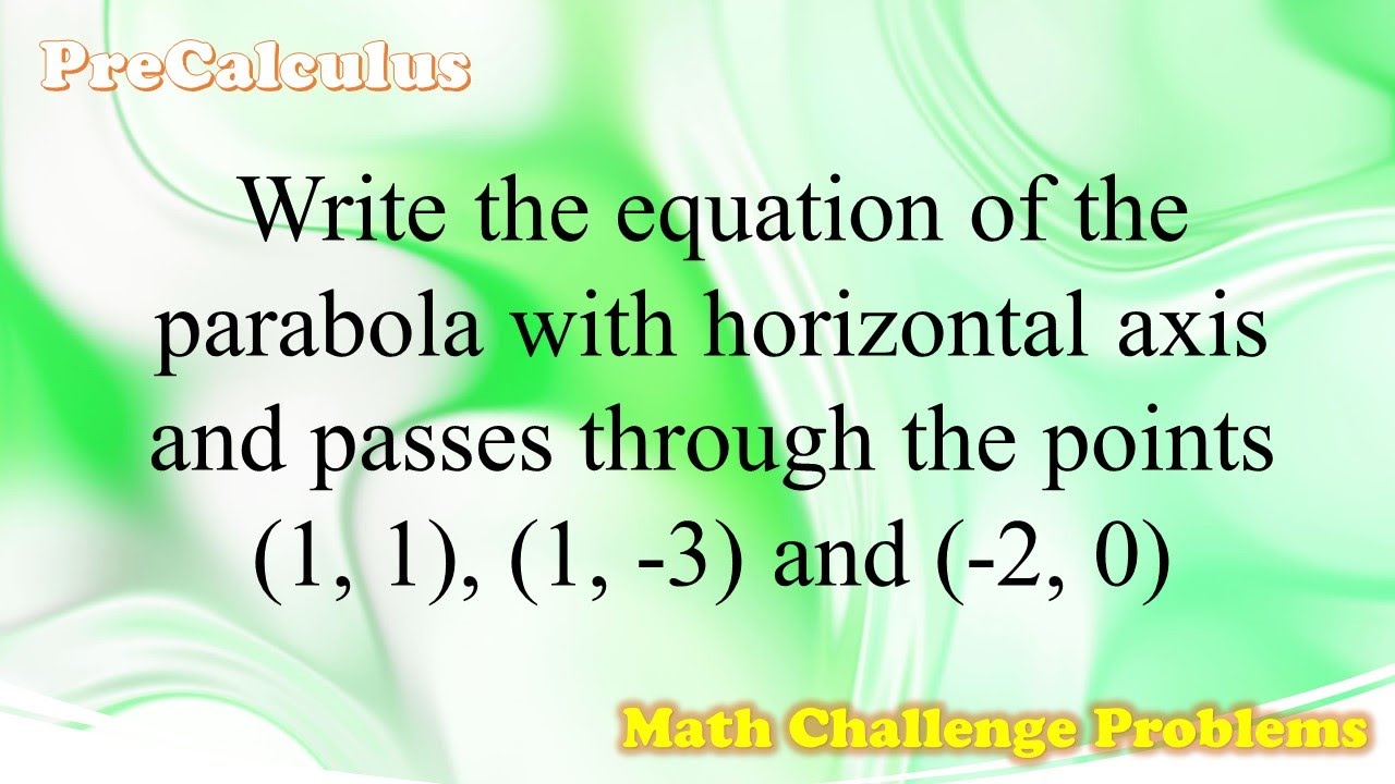 Math Challenge Problem No. 25