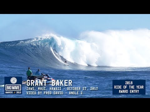 Grant Baker at Jaws 2  - 2018 Ride of the Year Award Entry - WSL Big Wave Awards