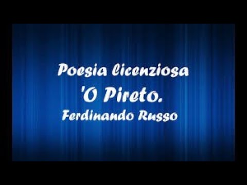'O pireto   di Ferdinando Russo
