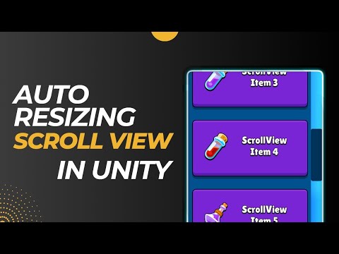 Dynamically Resizing Scroll View using Content Size Fitter