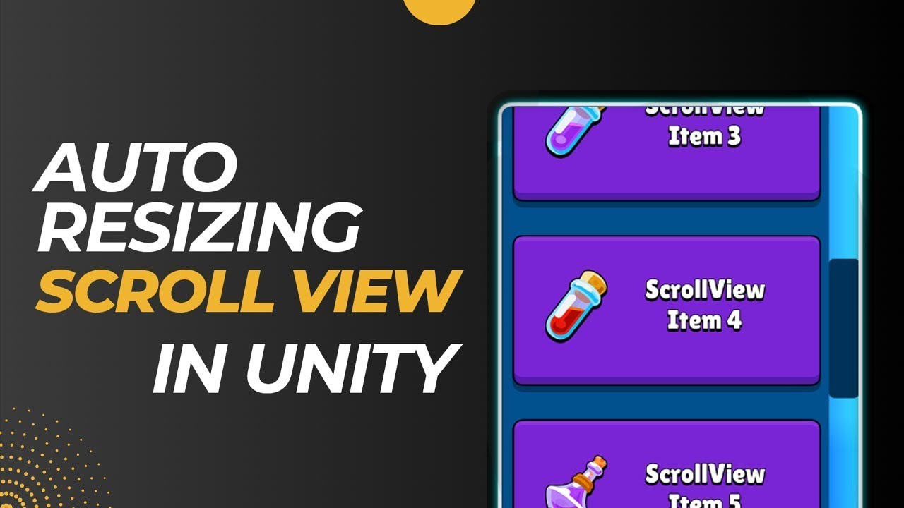 Dynamically Resizing Scroll View using Content Size Fitter