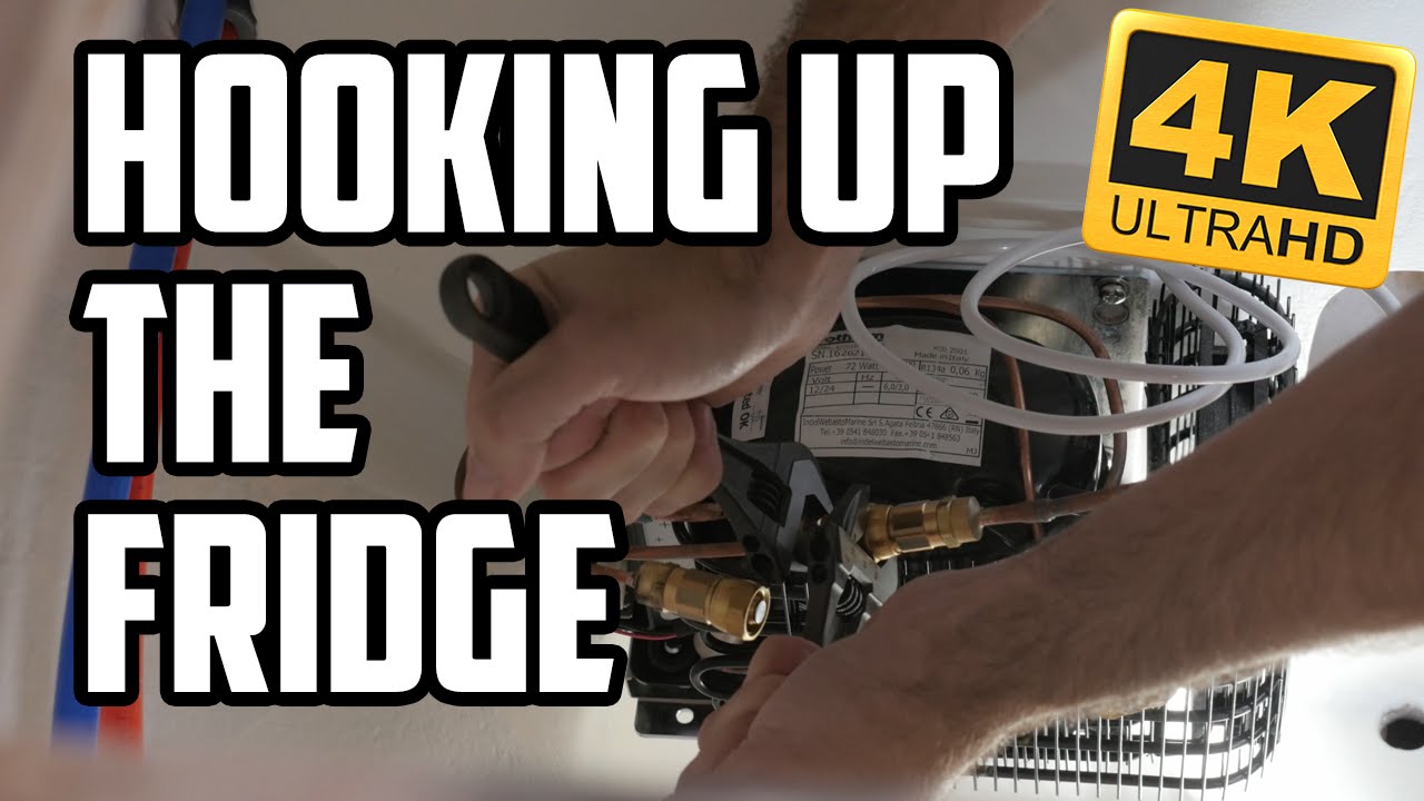 Sail Life - Hooking up the fridge, DIY sailboat restoration