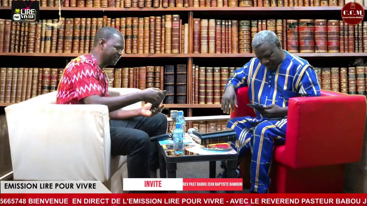 Emission Lire pour Vivre avec le reverend pasteur Babou Jean Baptiste Bamouni/18 février 2026